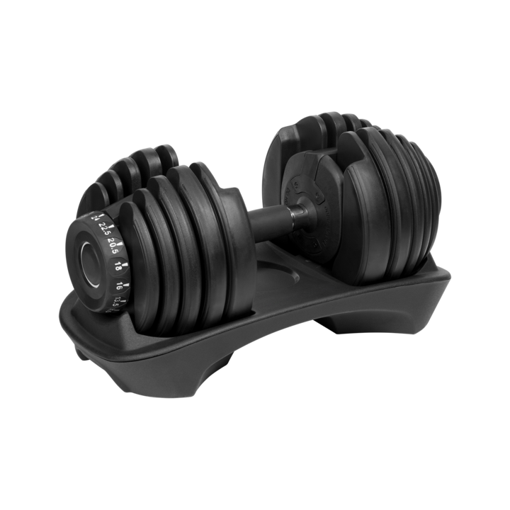 Gantera din fonta reglabila automata 24 kg rebel active