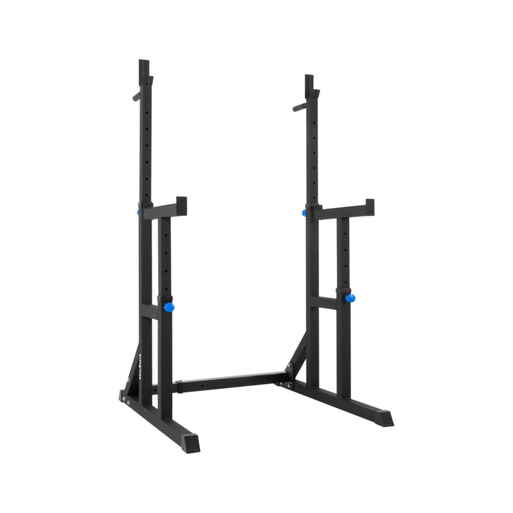 Фитнес стойка, REBEL, стомана, черен