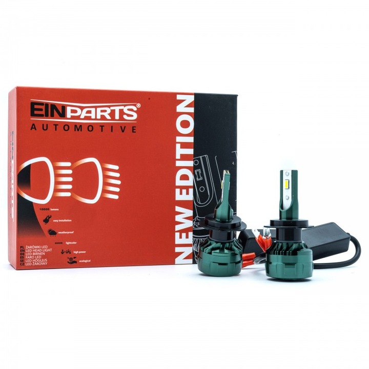 Автомобилен LED чип, Einparts, 12V-24V, Студено бяло