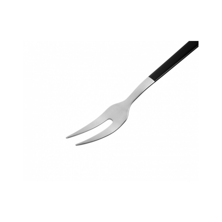 Furculita pentru gratar, Gerlach, Inox, Negru, 35.8 cm