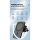 Incarcator auto wireless magnetic MagSafe, 15W Qi Fast Charging, Rotire 360 grade, compatibil cu iPhone 15/14/13/13 Pro/12/12 Mini/12 Pro, Negru