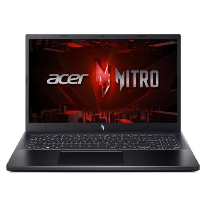 Acer Nitro V ANV15-51-50W615,6" FullHD IPS 144Hz Gamer laptop, Intel® Core™ i5 13420H, 16GB, 512GB SSD, NVIDIA® GeForce® RTX 3050 6GB, Magyar billentyűzet, Fekete