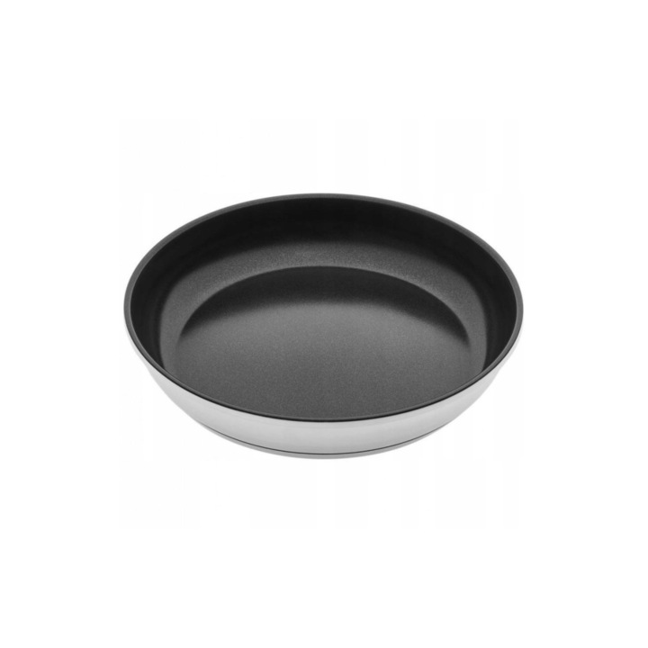 Tigaie universala, Gerlach, Inox, 24 cm, Negru
