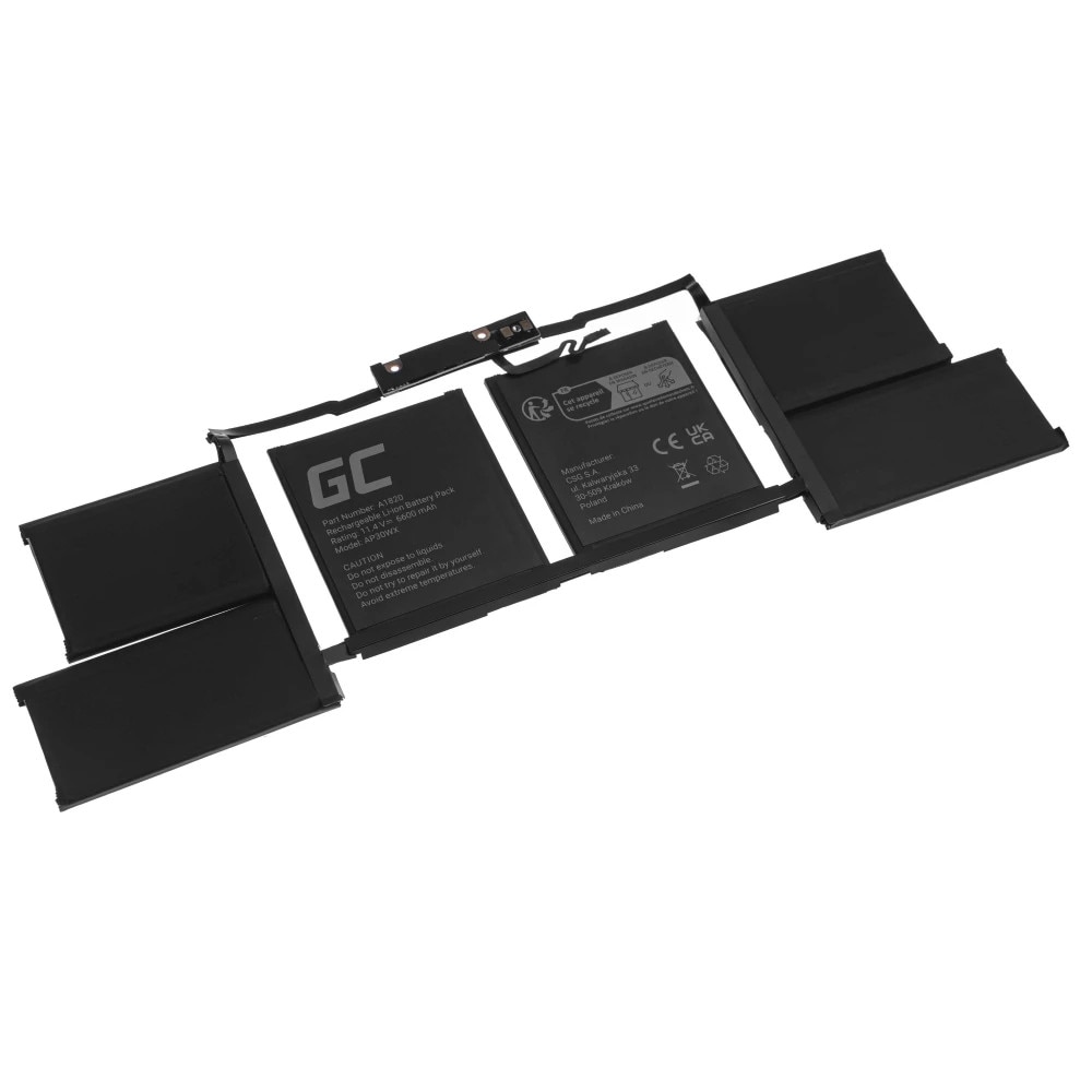 6680mAh Laptop Akku Runpower Laptop Akku A1820 Für MacBook Pro 15 Zoll Late 2016/Mid 2017 - 6680mAh Batterie A