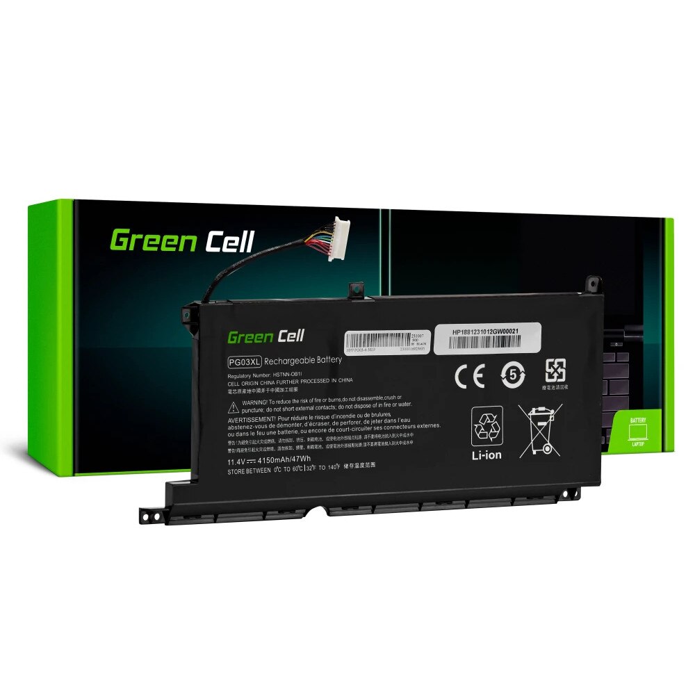 thumbnail image 2 of PG03XL Replacement Laptop Battery For HP Pavilion 15-DK, 16-A Series – 52.5Wh, 3-Cell 2 of 6