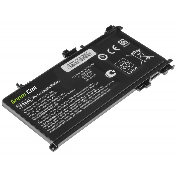 Baterie TE03XL pentru laptop HP Omen 15-AX052NW 15-AX055NW 15-AX075NW 15-AX099NW, HP Pavilion 15-BC402NW / 11.55V, 2857 mAh