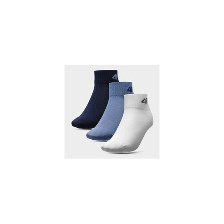 Set 3 perechi de sosete baieti 4F, Textil, Multicolor