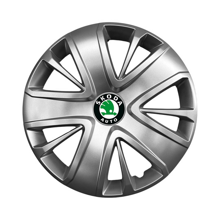 4 db R15 AutoSSF dísztárcsa készlet, 15 hüvelykes felnikhez, SKODA, 341-es modellhez