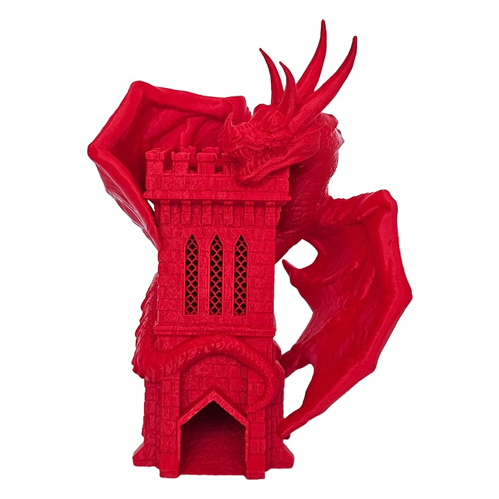 Dice Tower, D&D Dice Tower, Wyvern, Red
