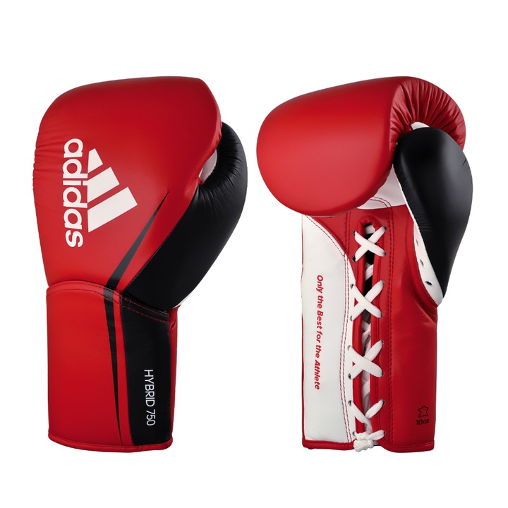 Manusi Box Adidas Hybrid 750 10 Oz Rosu/Alb/Negru