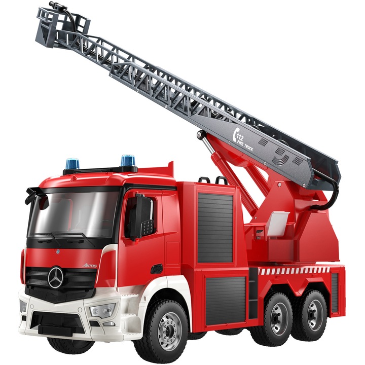 Masina de pompieri metal RC CaDa Mercedes Benz Arocs scara 1:20, E667-003