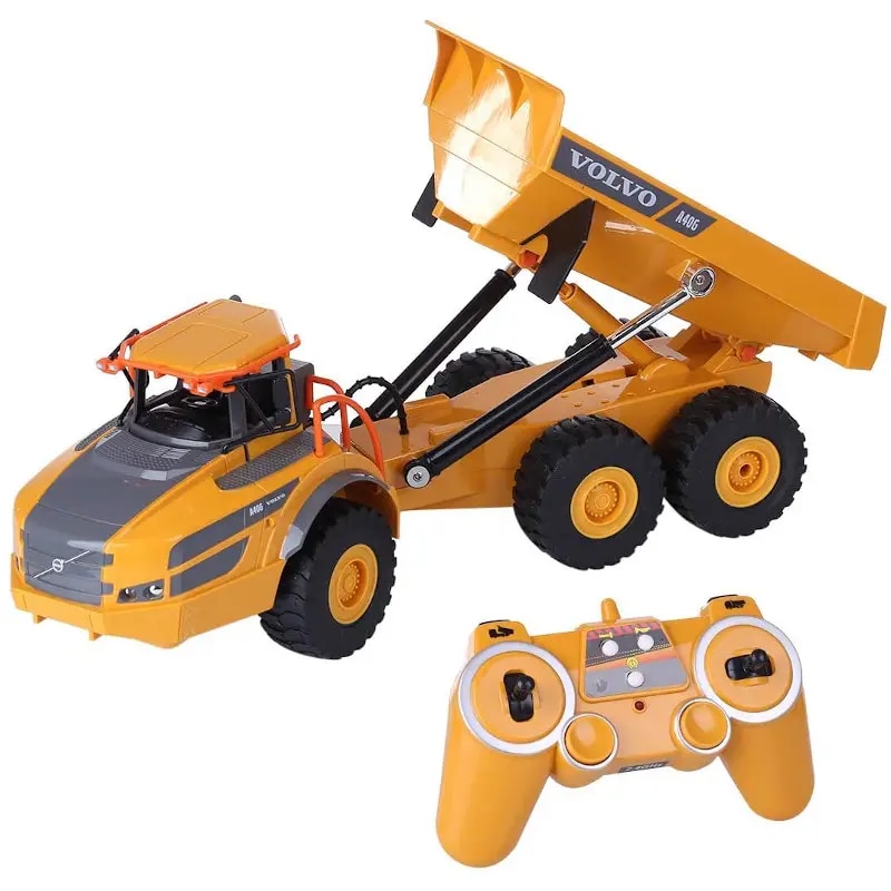 Masinuta - Basculanta RC CaDa VOLVO scara 1:26, E581-003