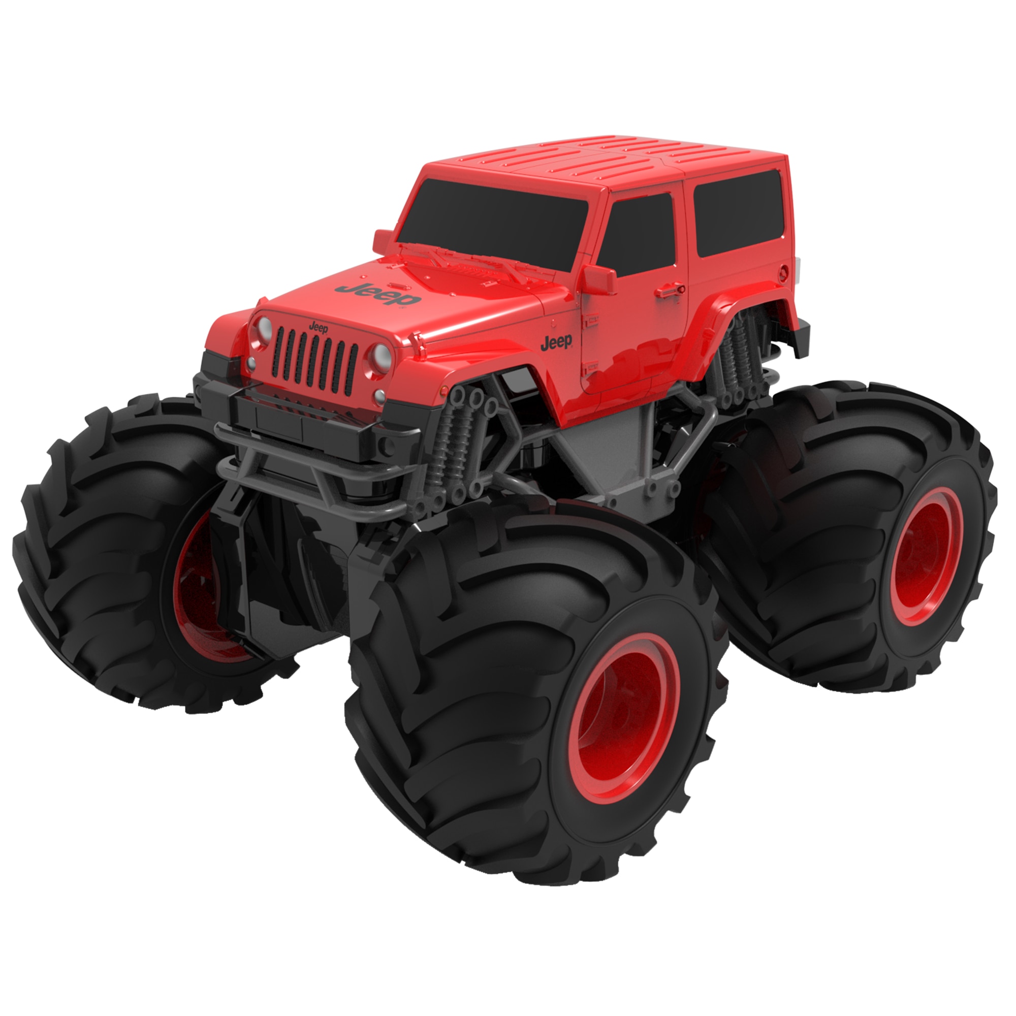 Masinuta RC CaDa JEEP Amphibious Monster Truck, E342-003, rosu