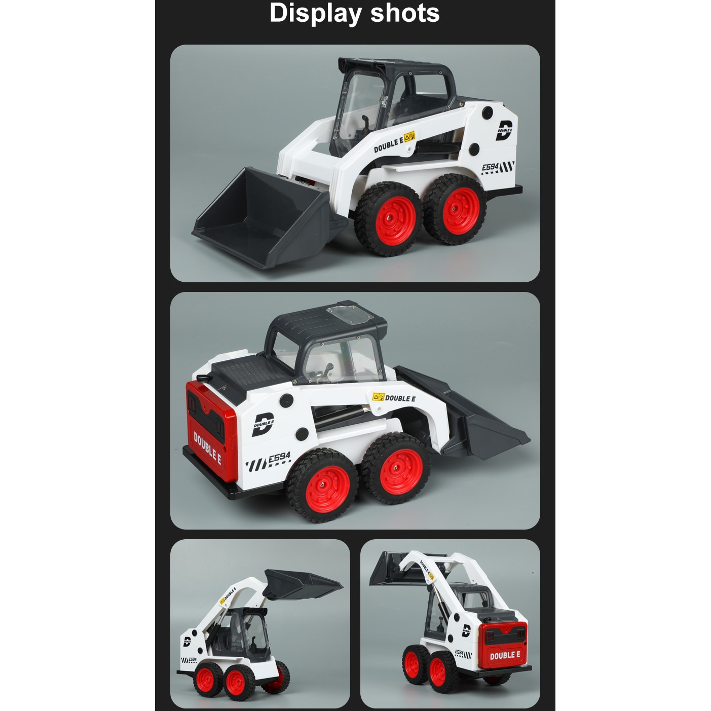 Mini Excavator RC CaDa scara 1:14, E594-003 - eMAG.ro