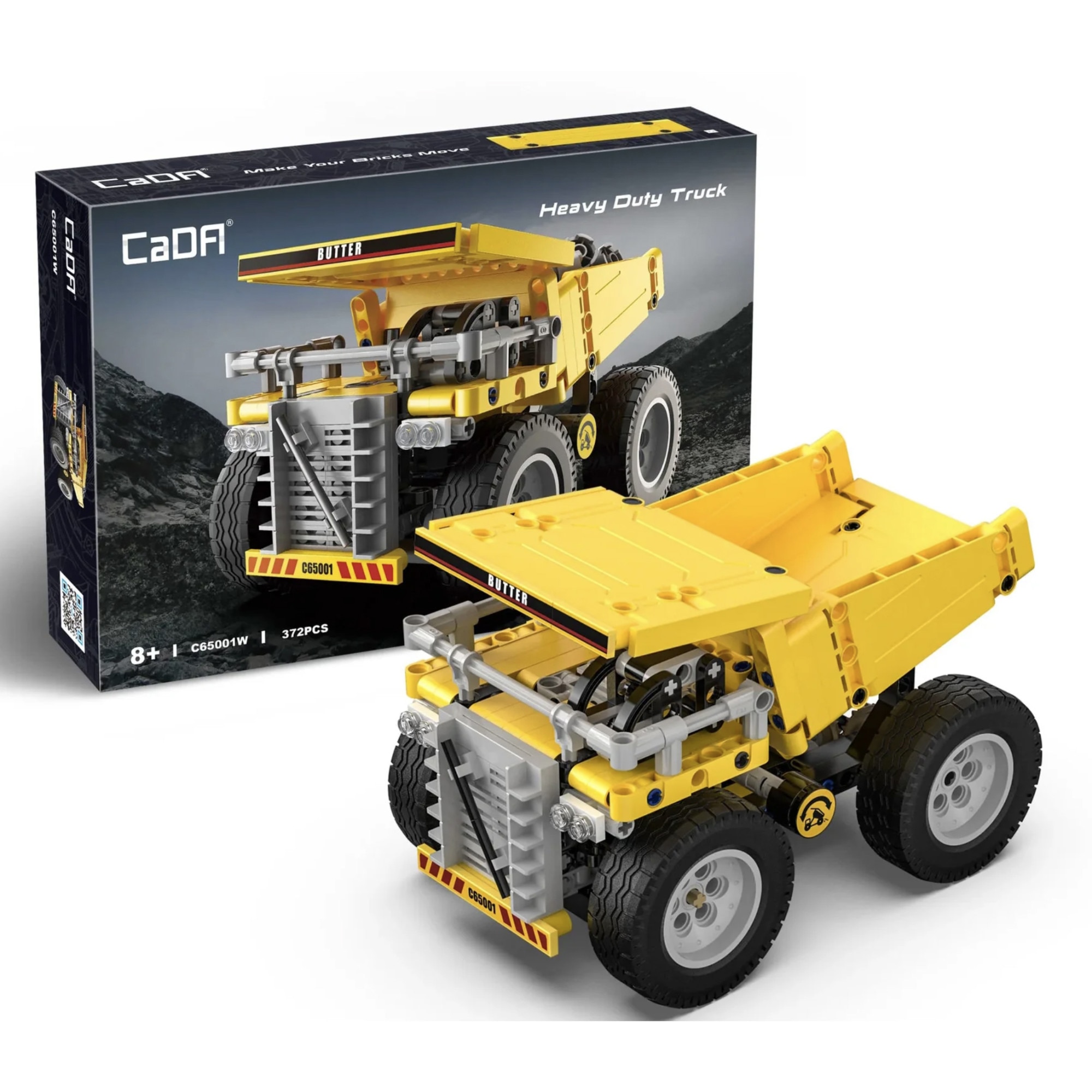 Set constructie CaDA - Camion Constructii C51001W, 372 piese