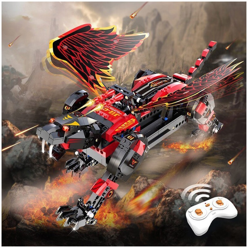 Set constructie CaDa - Iron Tiger cu telecomanda C51061W, 646
