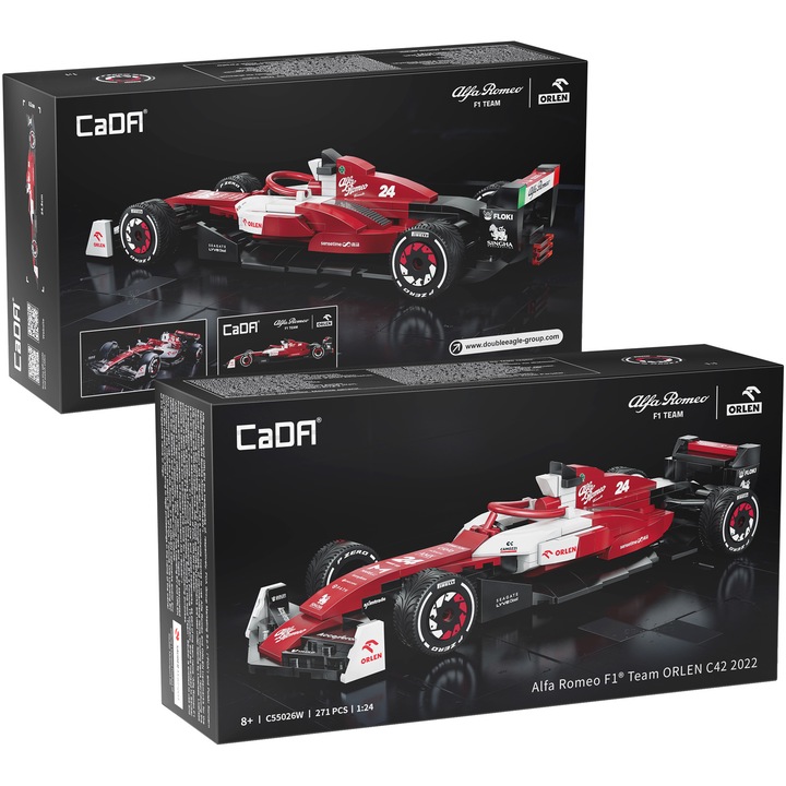 Конструктор CaDa - Кола Alfa Romeo F1 Team ORLEN 55026W, 271 части