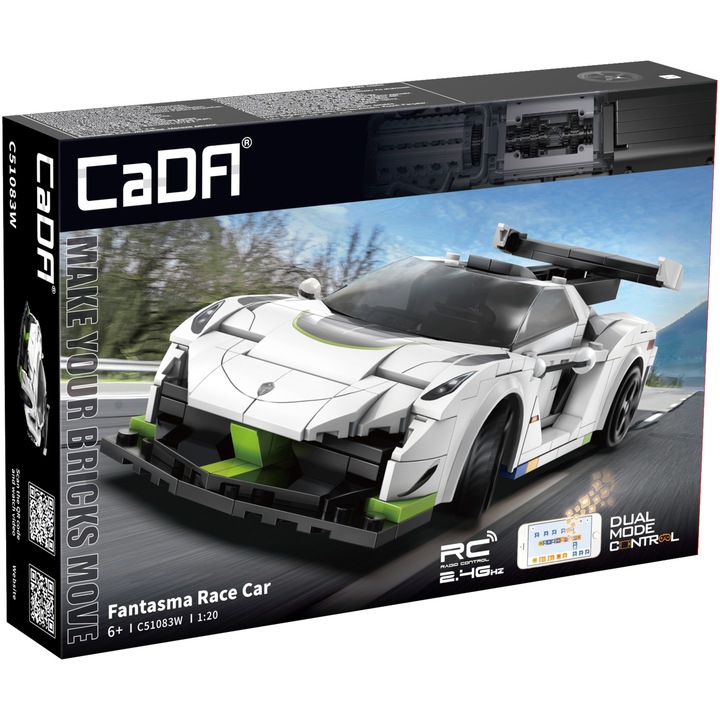 Конструктор CaDa - Ghost Race Car 51083W, 322 части