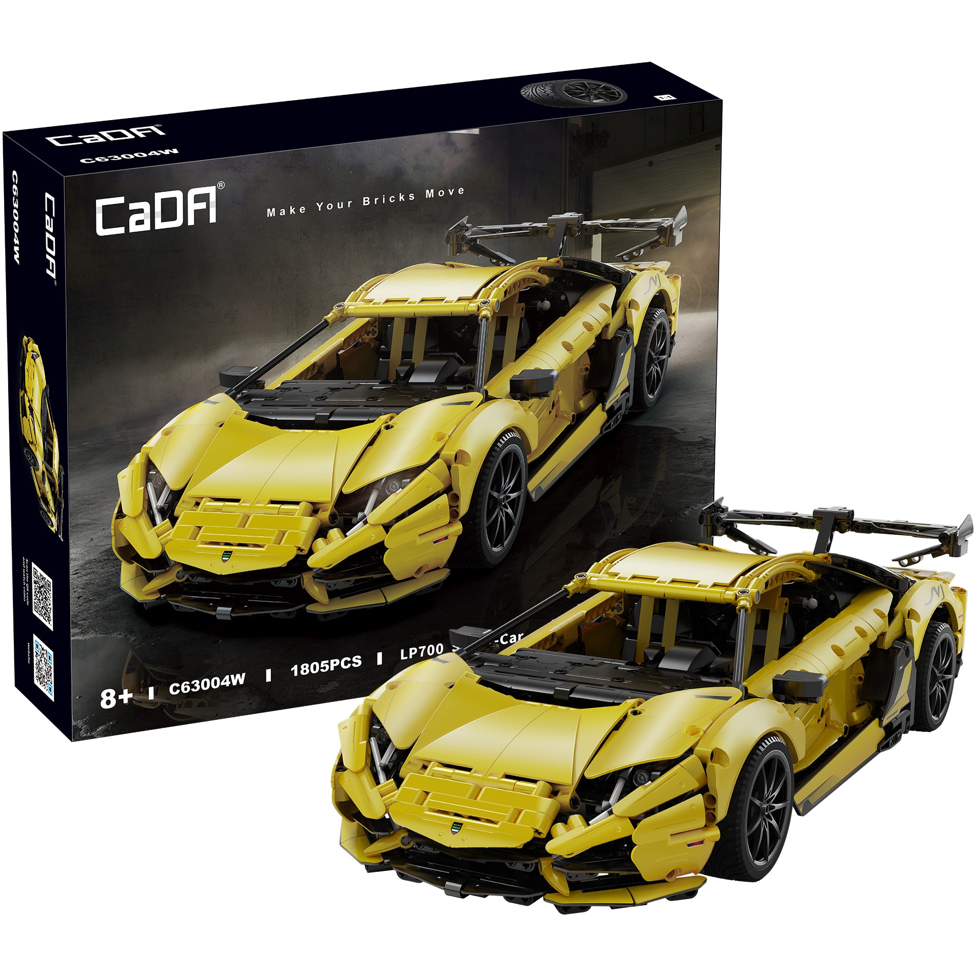 Set constructie CaDa - Masinuta LP700-Super Car scara 1:10 C63004W