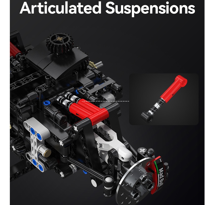 Set constructie CaDa - Masinuta Master 770-4 Super Car, scara 1:8