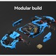 Set constructie CaDa - Masinuta Master 770-4 Super Car, scara 1:8, C61041W, 3842 piese