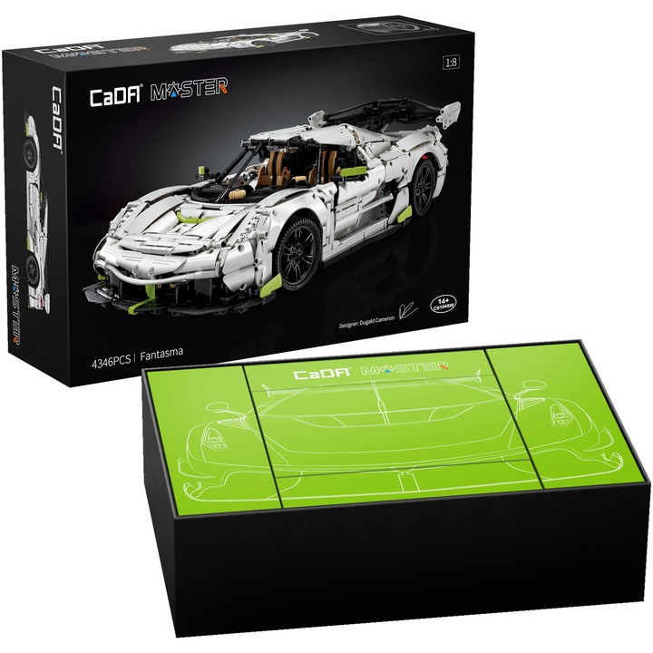 Конструктор CaDa - Master Car - 1:8 Ghost C61048W, 4340 части