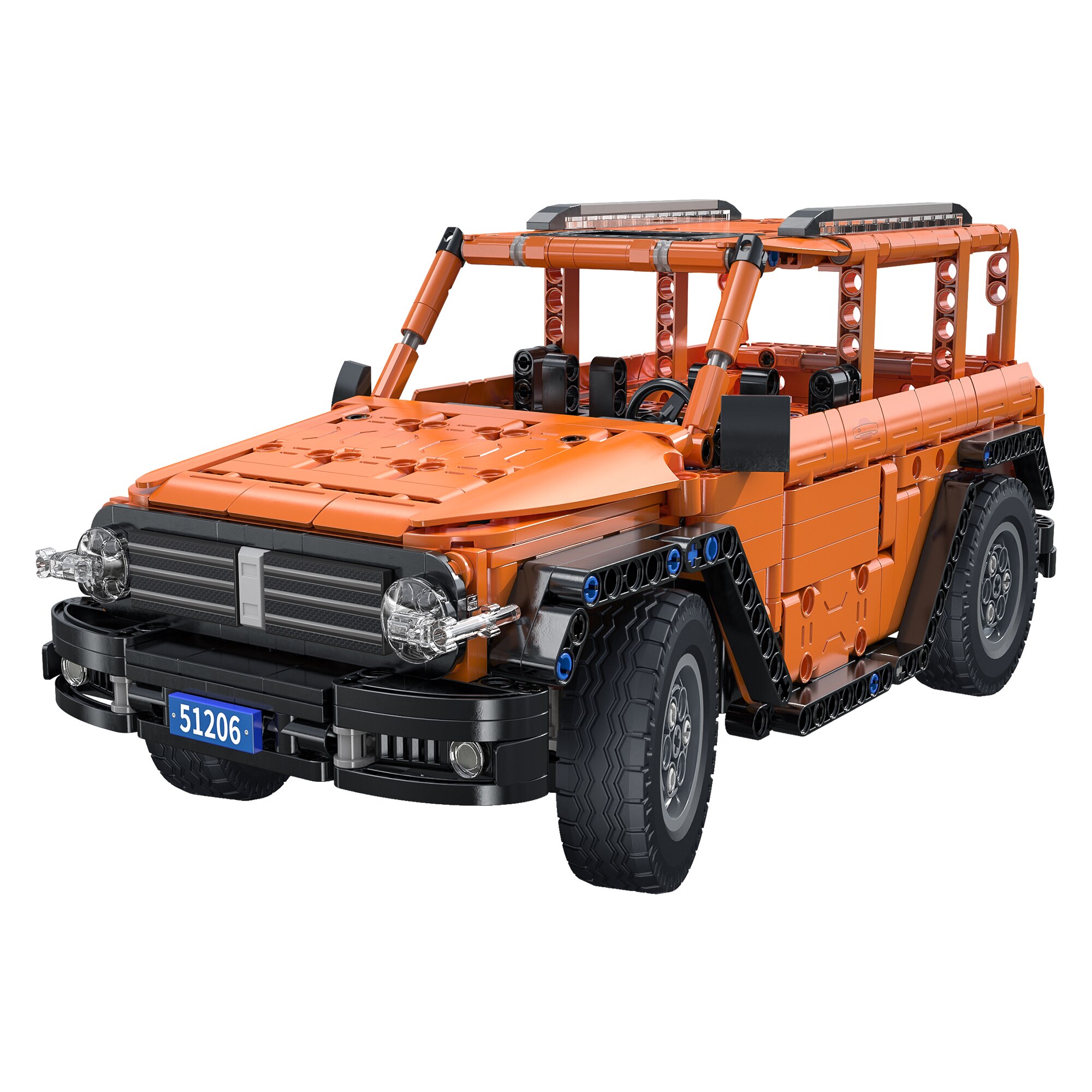Set constructie CaDa - Masinuta RC Tank SUV C51206W, cu