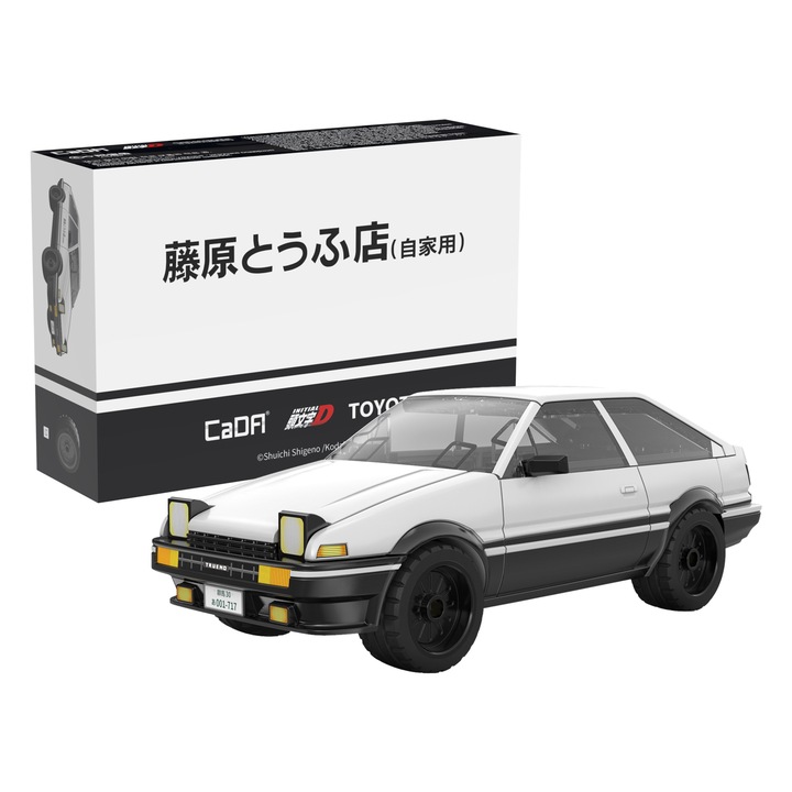 Конструктор CaDa - Количка Toyota AE86-TRUENO C55018W, 72 части