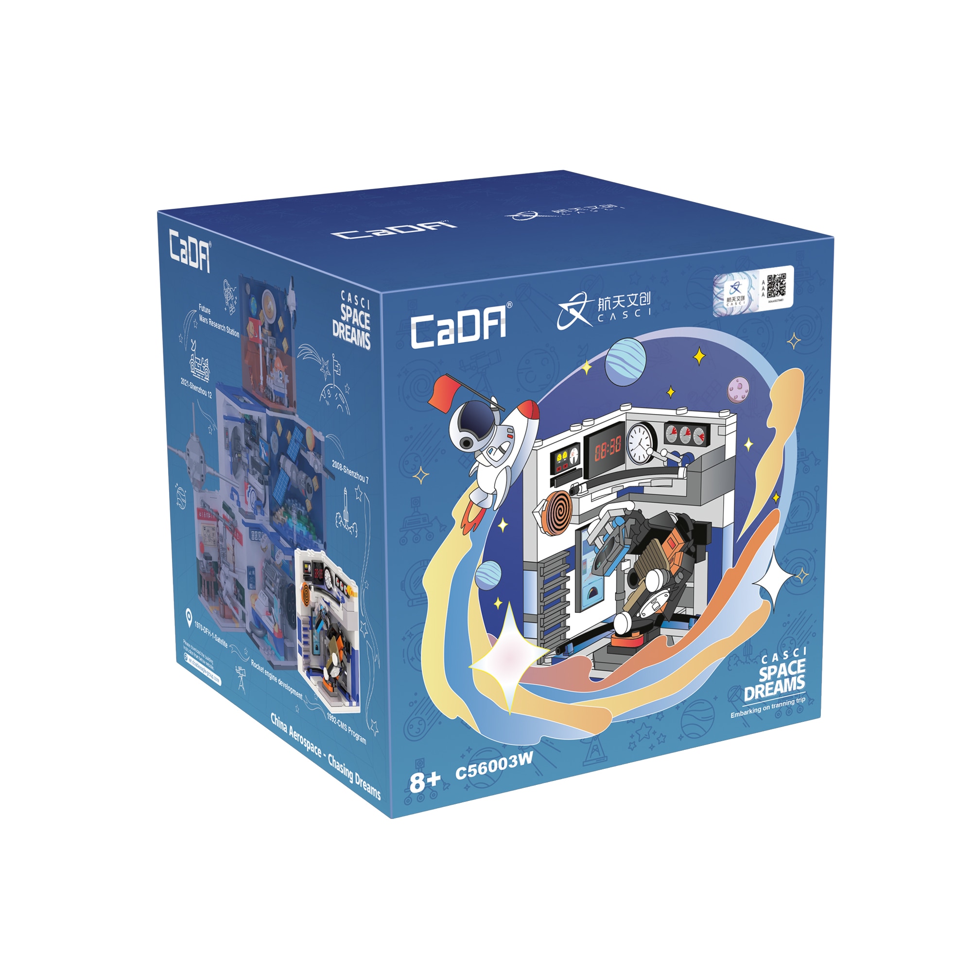 Set constructie CaDA - Exploram Spatiul - Program Spatial 1992 C56003W, 165 piese