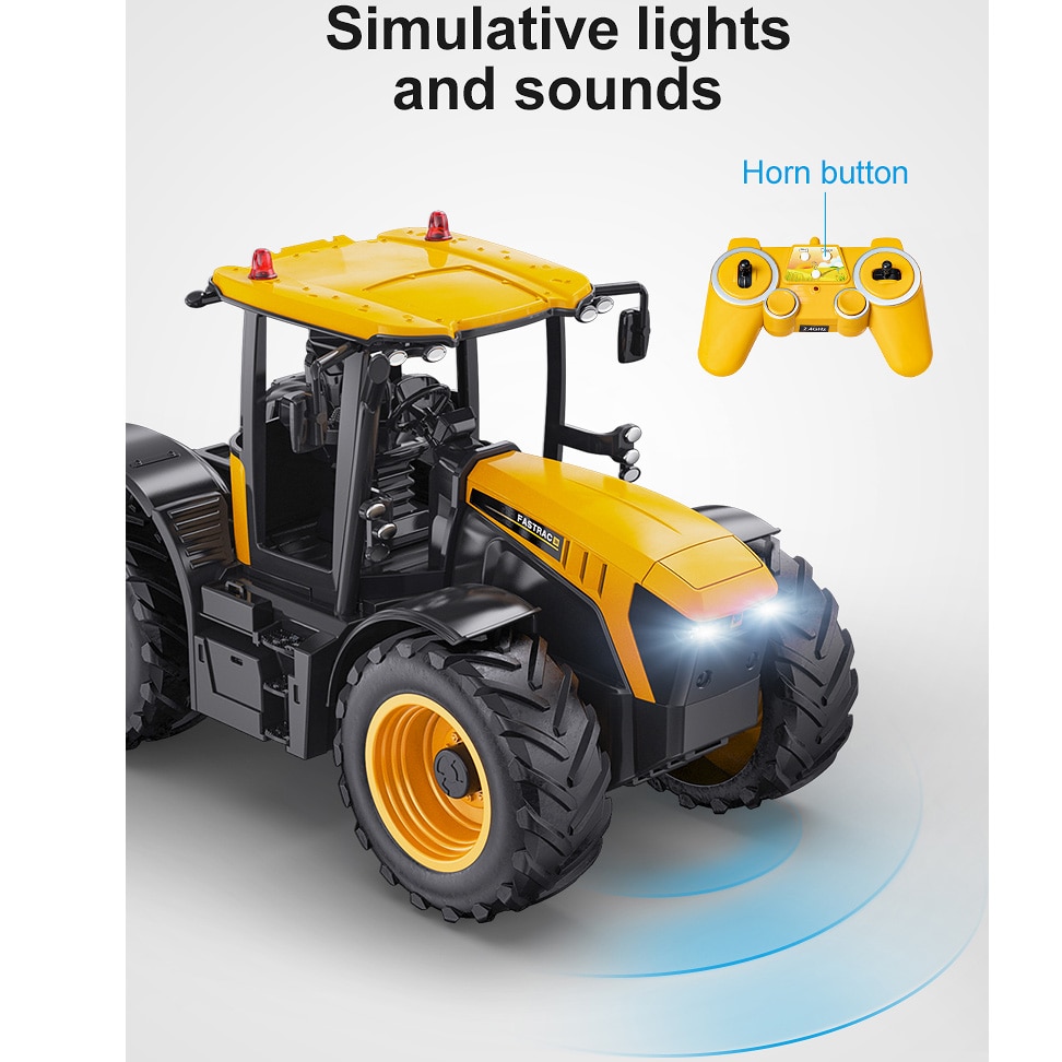 Tractor RC CaDa JBC Farm scara 1:16, E359-003 - eMAG.ro