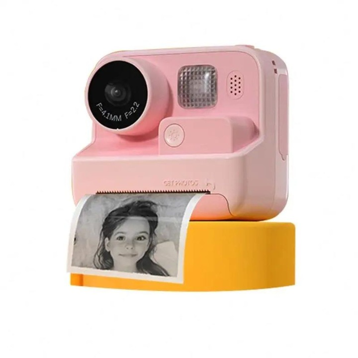 Camera foto video FULL HD pentru copii, inregistrare video HD, developare instantanee