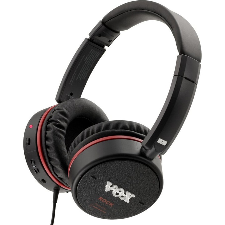Casti VGH Rock, Vox, Plastic, Negru