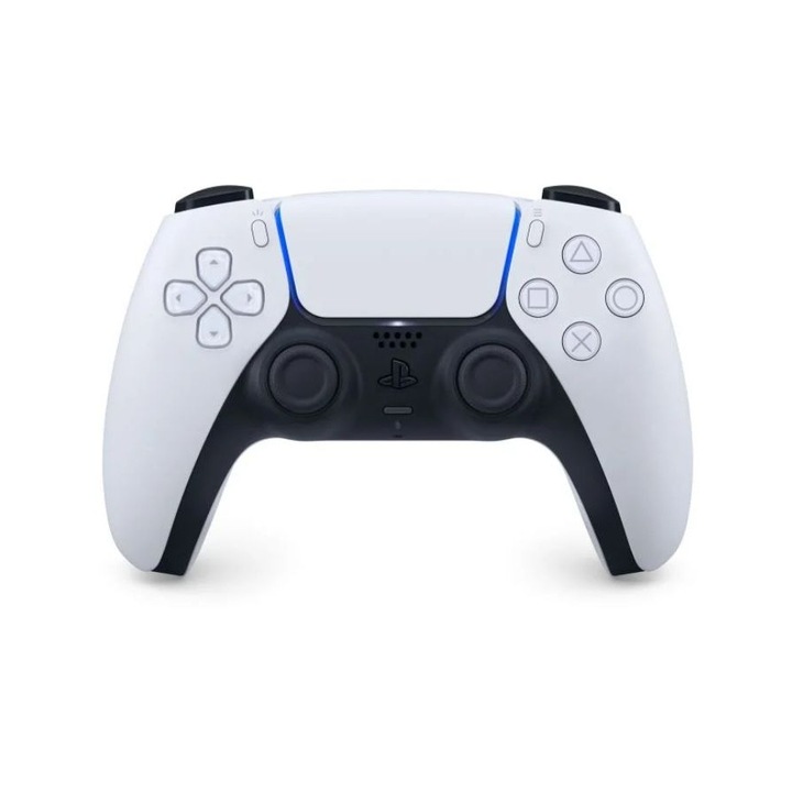 Controler wireless, Sony, DualSense, PS5, Alb