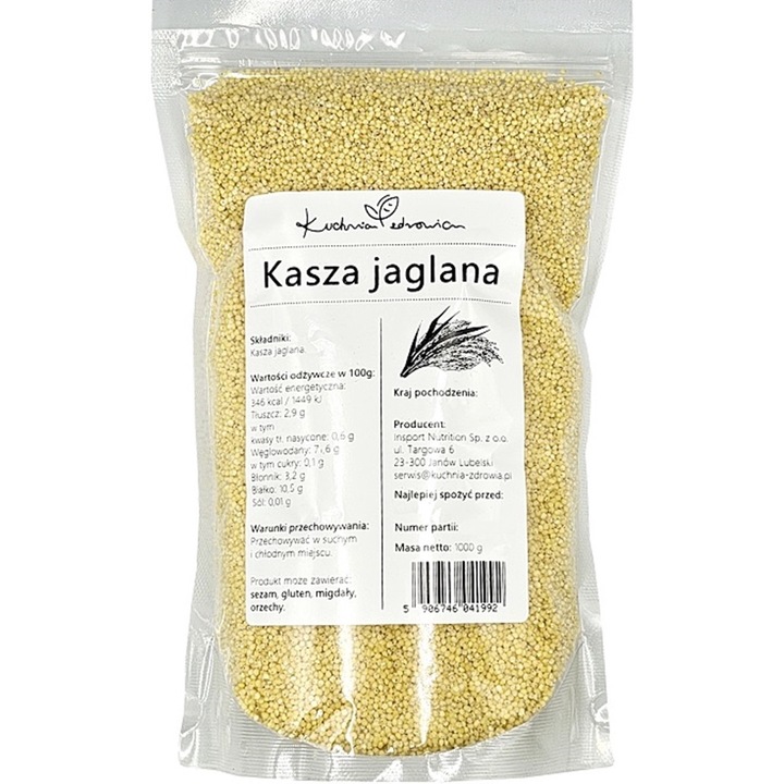 Kuchnia Zdrowia, Meiul, De inalta calitate, Natural, Punga sigilata cu inchidere cu fermoar, 1kg Doypack