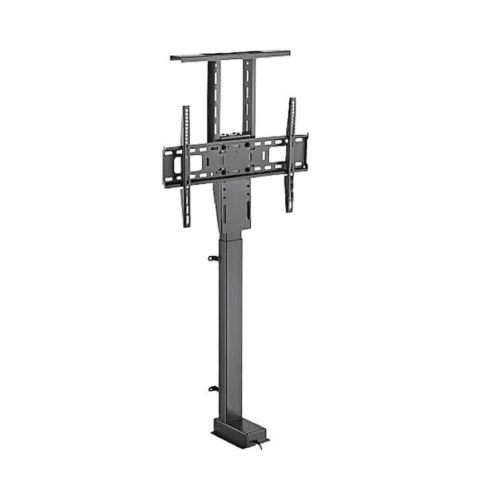 Моторизирана ТВ стойка за големи екрани Blackmount BM-LIFT67TUYA, управление с глас и приложение, 37"-80", макс. 60 кг, черна