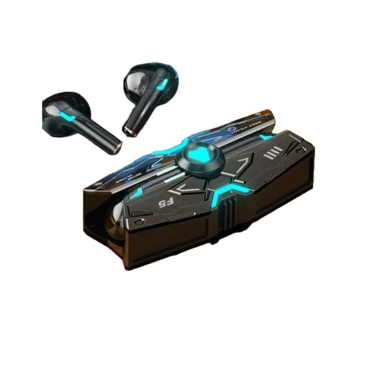 Casti Wireless P2961, Sport&Gaming, Reducere zgomot, Bluetooth, Roz