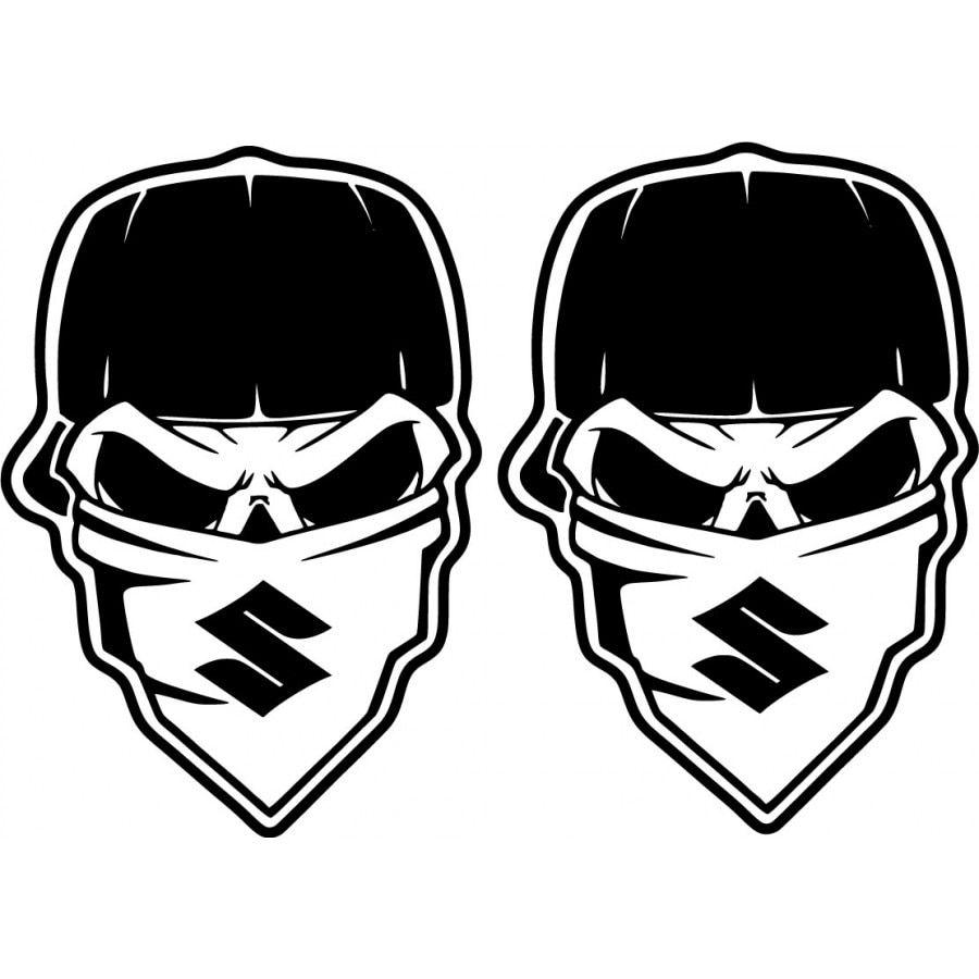 Sticker x2, Kawasaki Ninja ZX 9R, Negru, 20cm - eMAG.ro