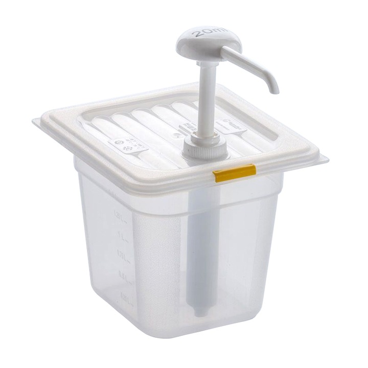 Dozator Mustar 2 litri din polipropilena