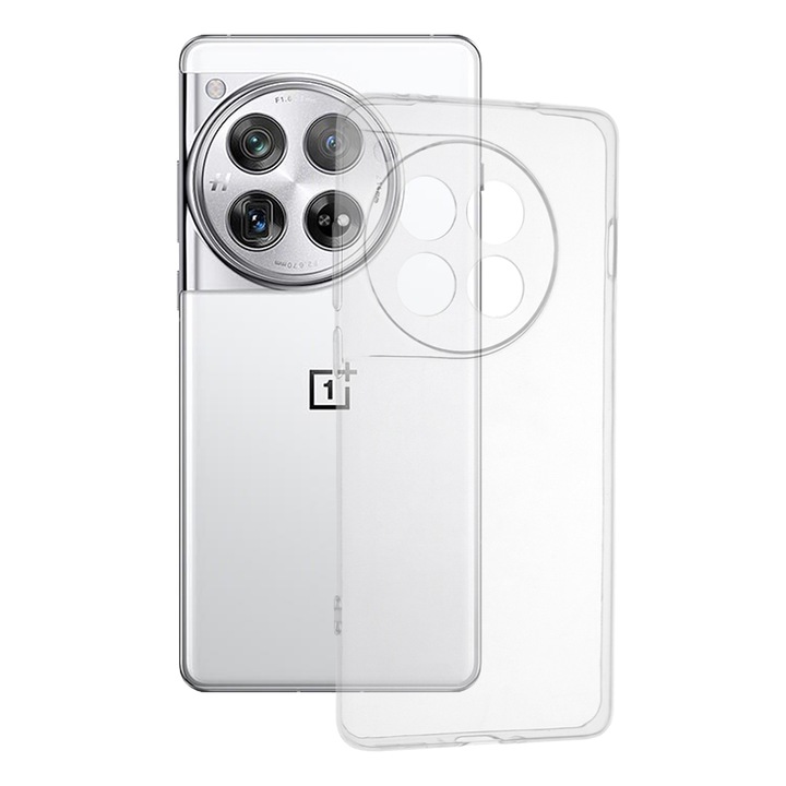 Кейс за OnePlus 12 - Techsuit Clear Silicone - Прозрачен