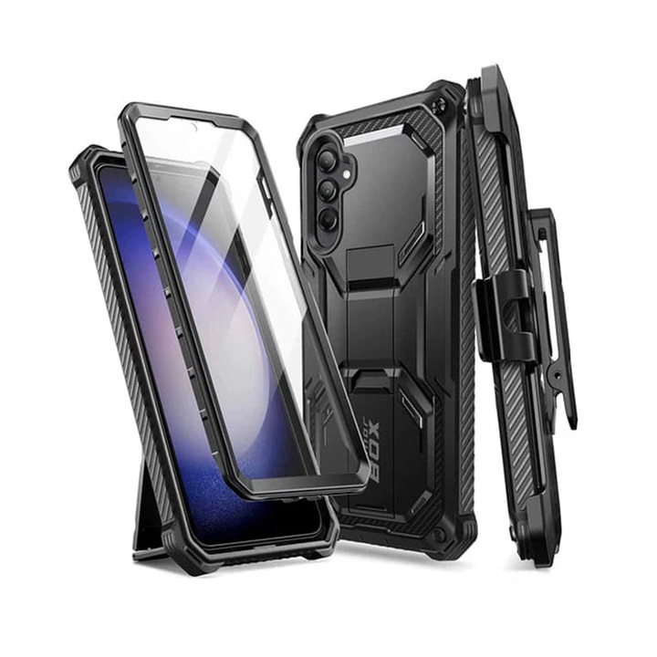 Кейс за Samsung Galaxy S23 FE + Фолио - I-Blason Armorbox - Черен