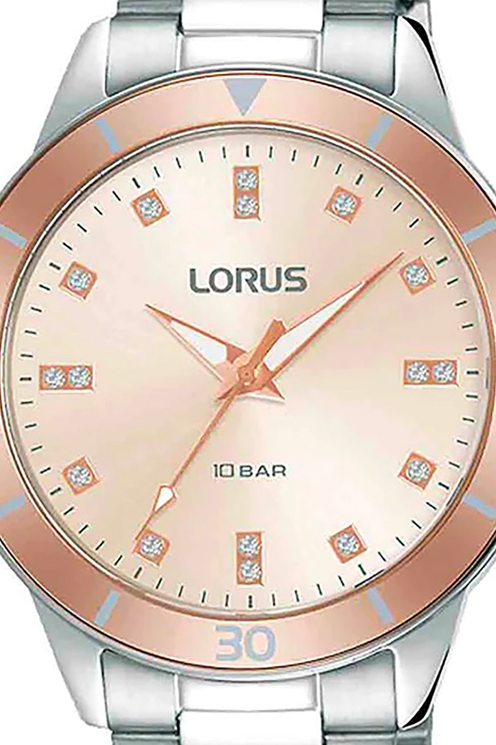 Lorus, Часовник от неръждаема стомана, Rose Gold, Сребрист