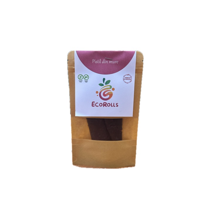 Pistil din fructe deshidratate din mure, Ecorolls, 40 g