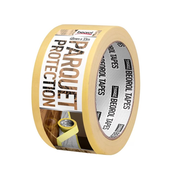 Banda de protectie pentru parchet Beorol PK48, de 48 MM x 33 M
