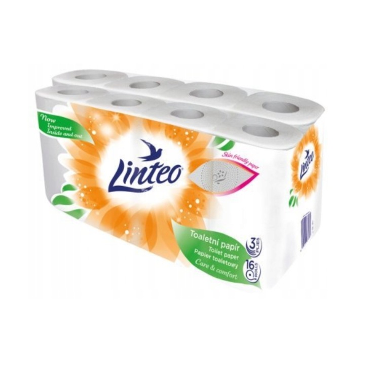 3 rétegű vécépapír, Linteo, 16 db