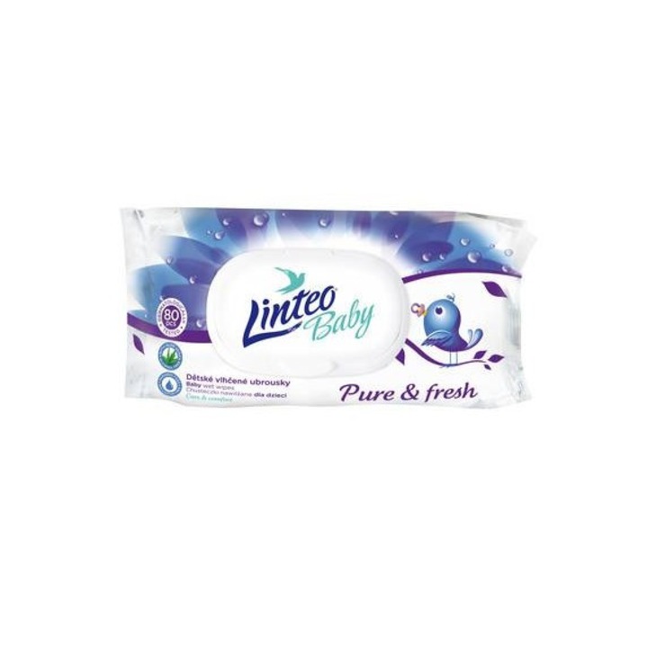 Pachet servetele umede, Linteo, Multicolor