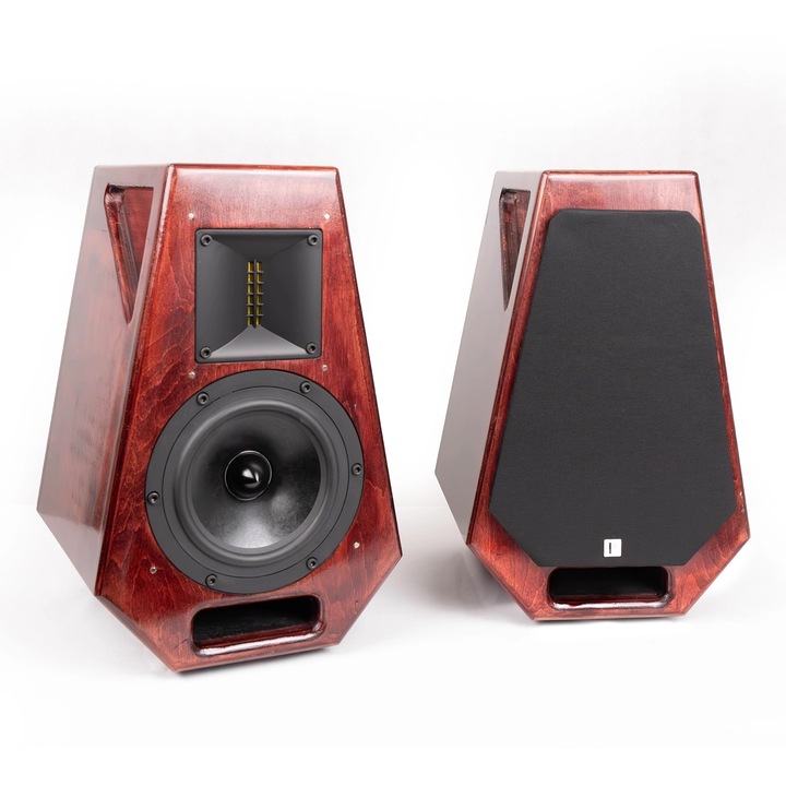 Set 2 Boxe Active Prute Audio Columni, Bluetooth, 2x45W, Palisandru