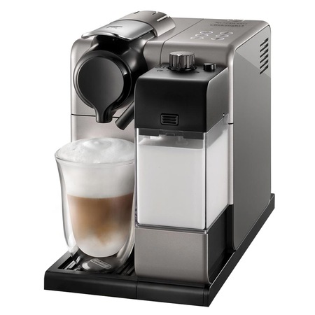 Espressor automat De'Longhi Nespresso Lattissima Touch, 1300 W, Capsule, Cappuccino, 6 setari predefinite, Argintiu