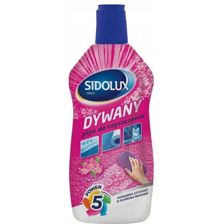 Solutie de curatare covoare, Sidolux, Floral, 500 ml