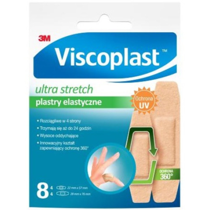 Комплект еластични лепенки Viscoplast 8 бр