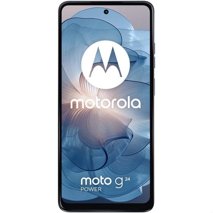 Мобилен телефон Motorola Moto g24 Power, Dual SIM, 8GB RAM, 256GB, Ink Blue
